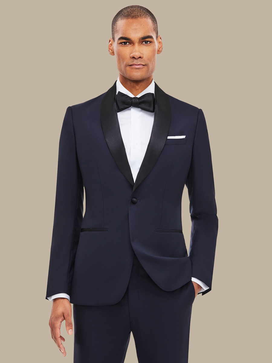 The Dark Navy Fine Dinner Jacket — garment photograph