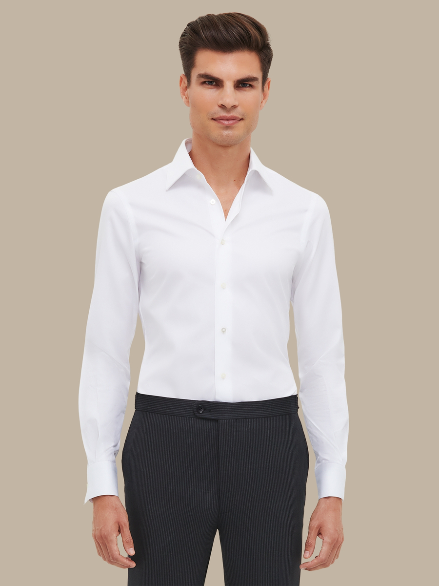The Pure White Shirt — garment photograph