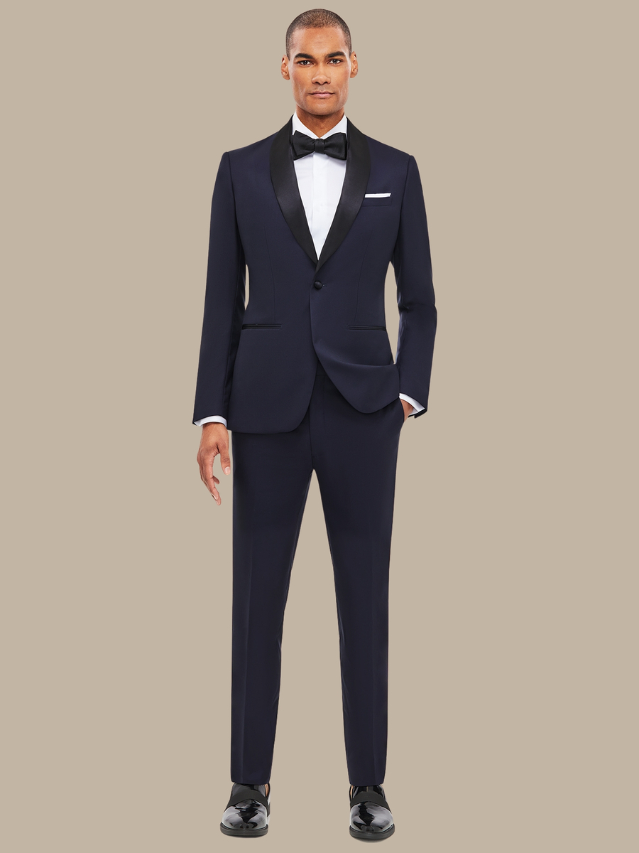 The Dark Navy Fine Tuxedo — garment photograph