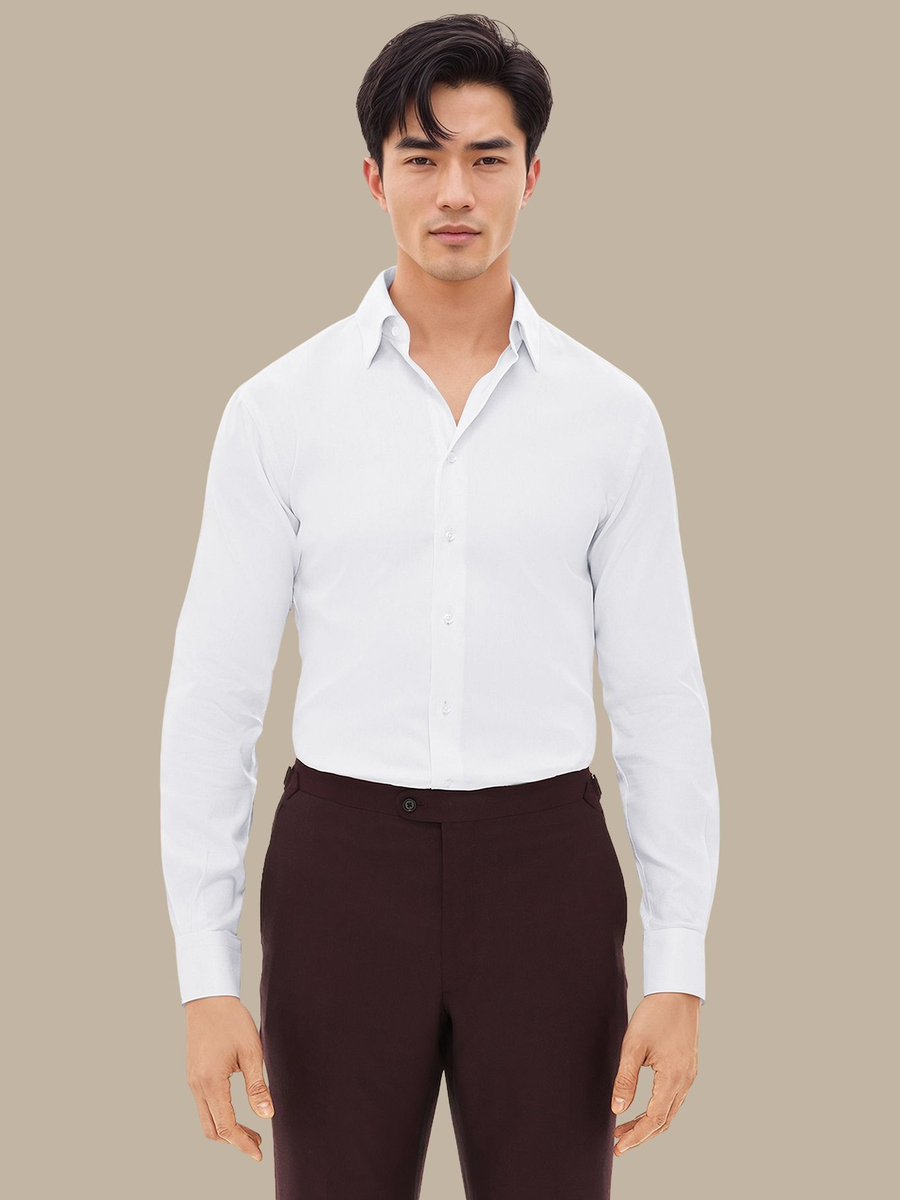 The Essential White Shirt — garment photograph