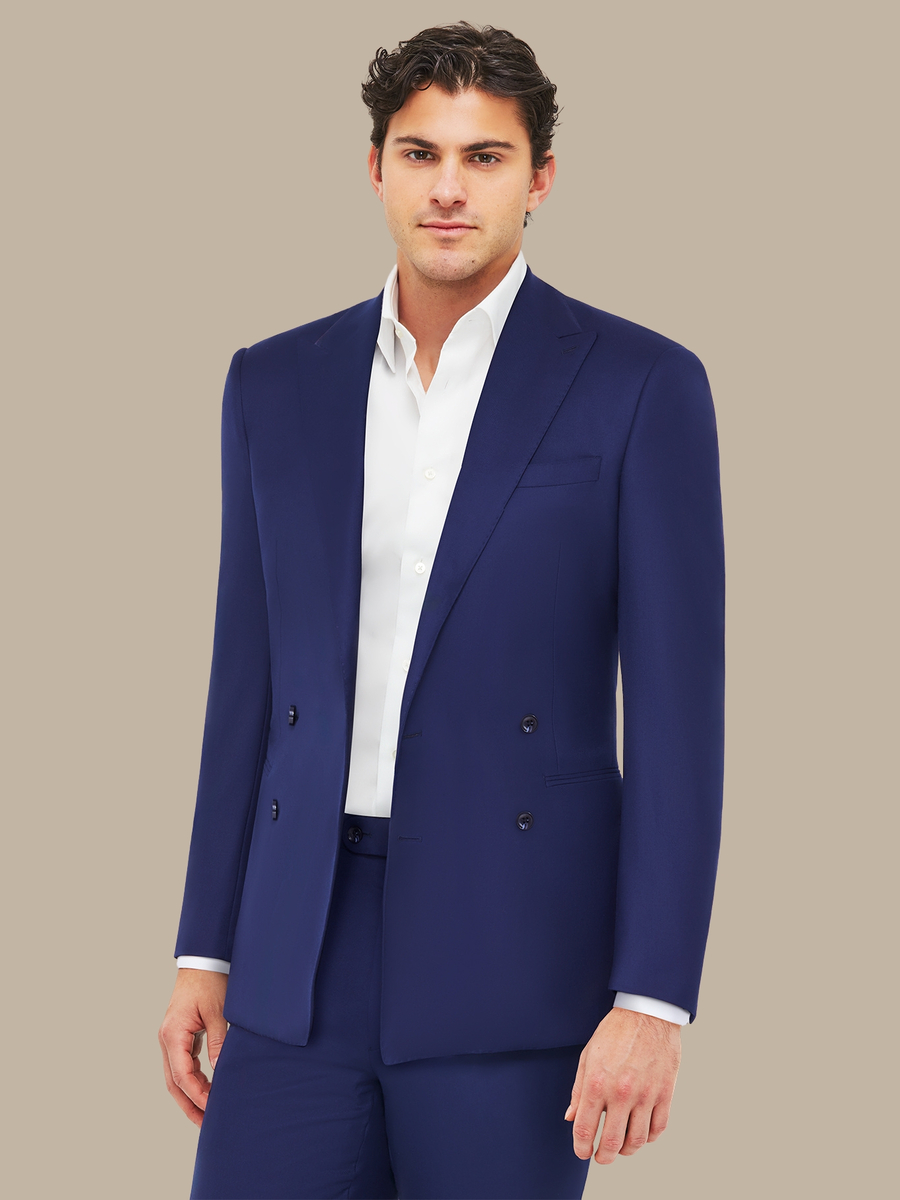 The Navy Piedmont Jacket — garment photograph