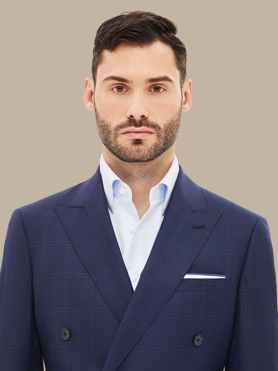 The Blue Tartan Jacket — garment photograph