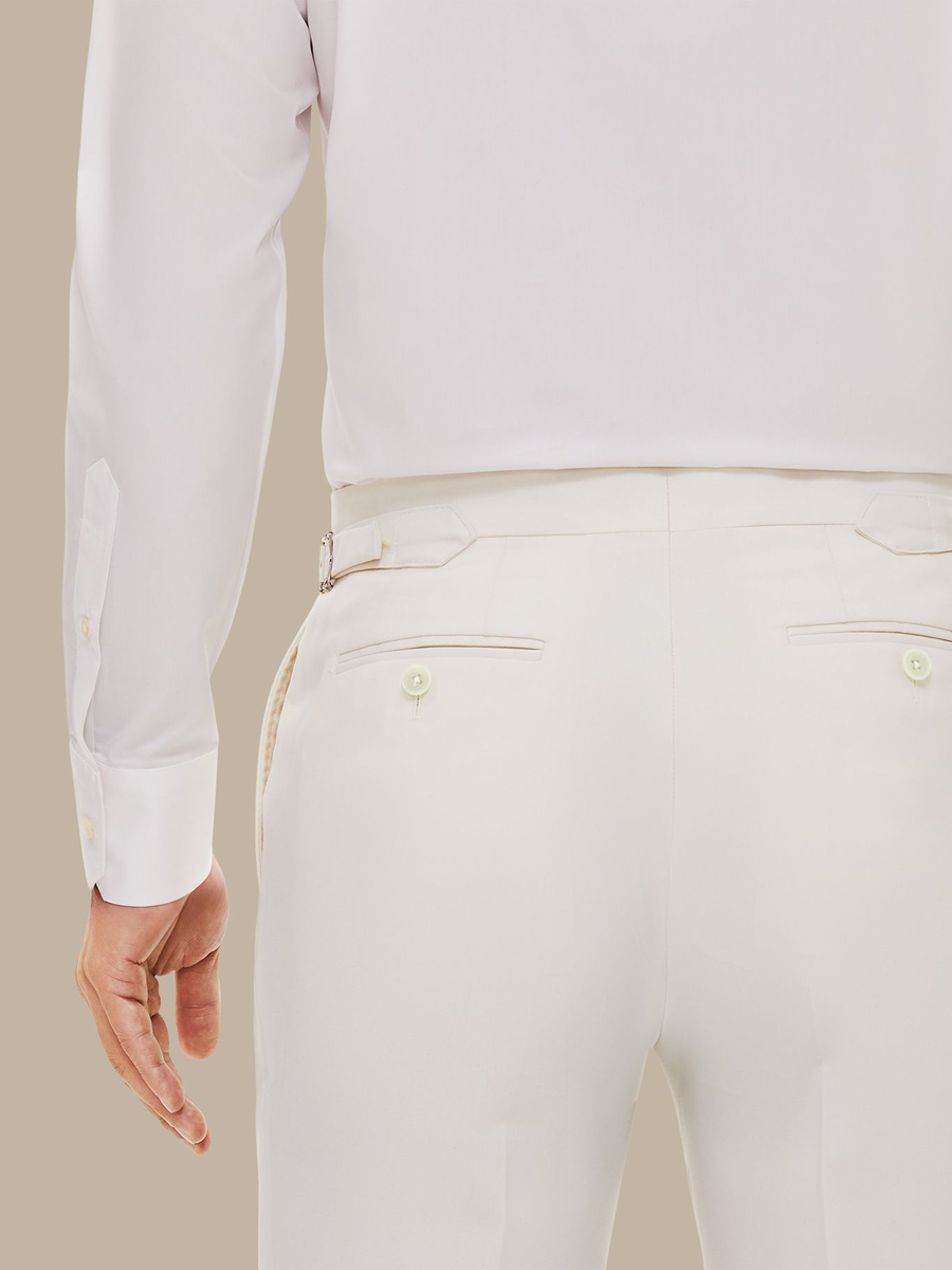 The Ivory Prestige Trousers — garment photograph