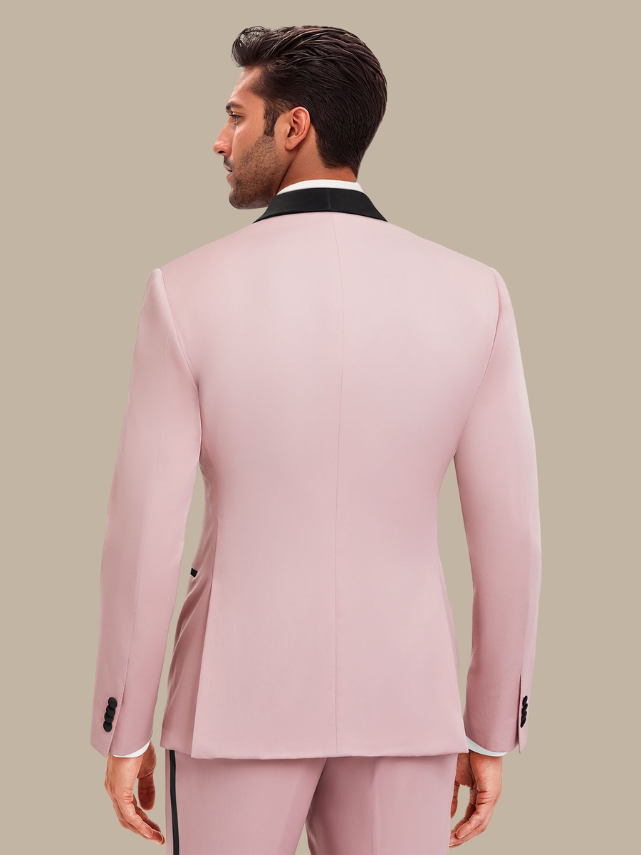 The Blush Merino Three-Piece Tuxedo — garment photograph