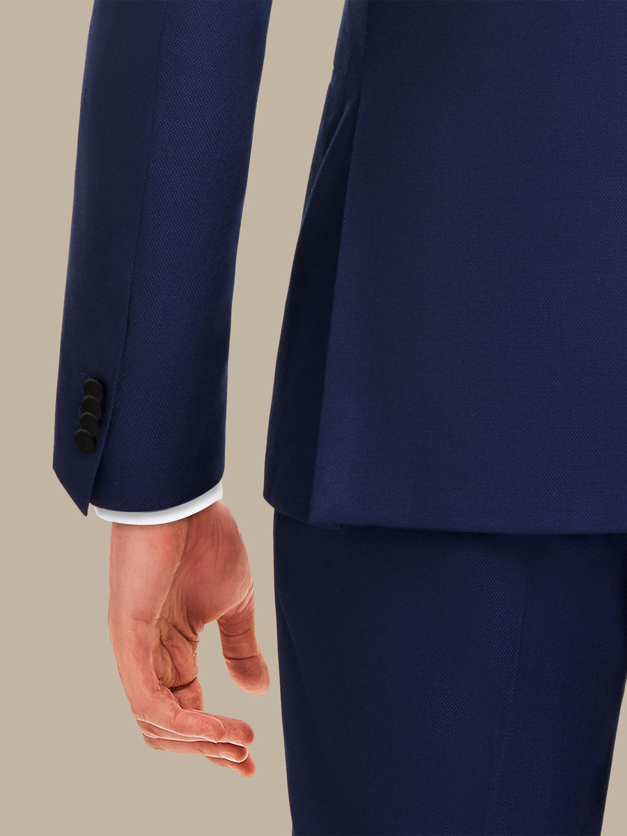 S180's Blue Hopsack Dinner Jacket — garment photograph