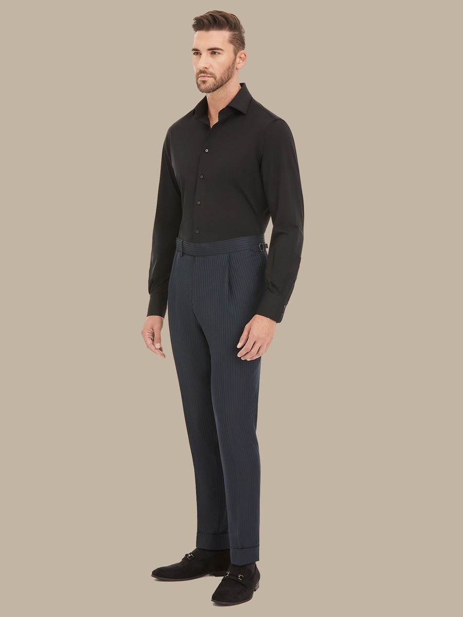 The Black Travel Shirt — garment photograph