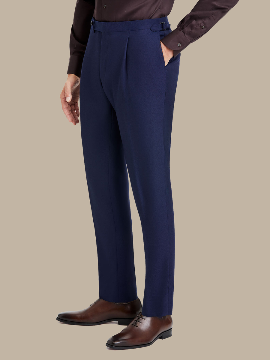 S180's Blue Hopsack Trouser — garment photograph