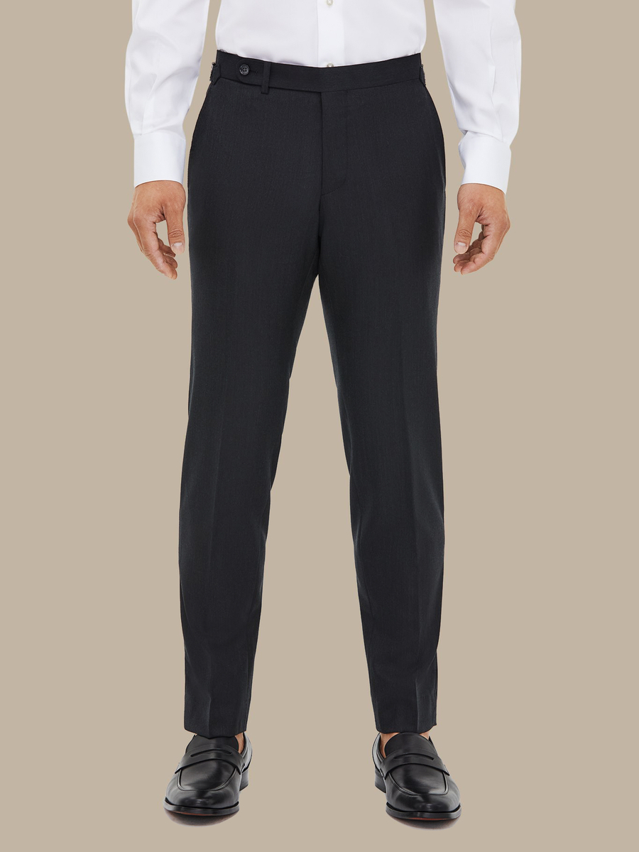 The Charcoal Refined Trousers — garment photograph