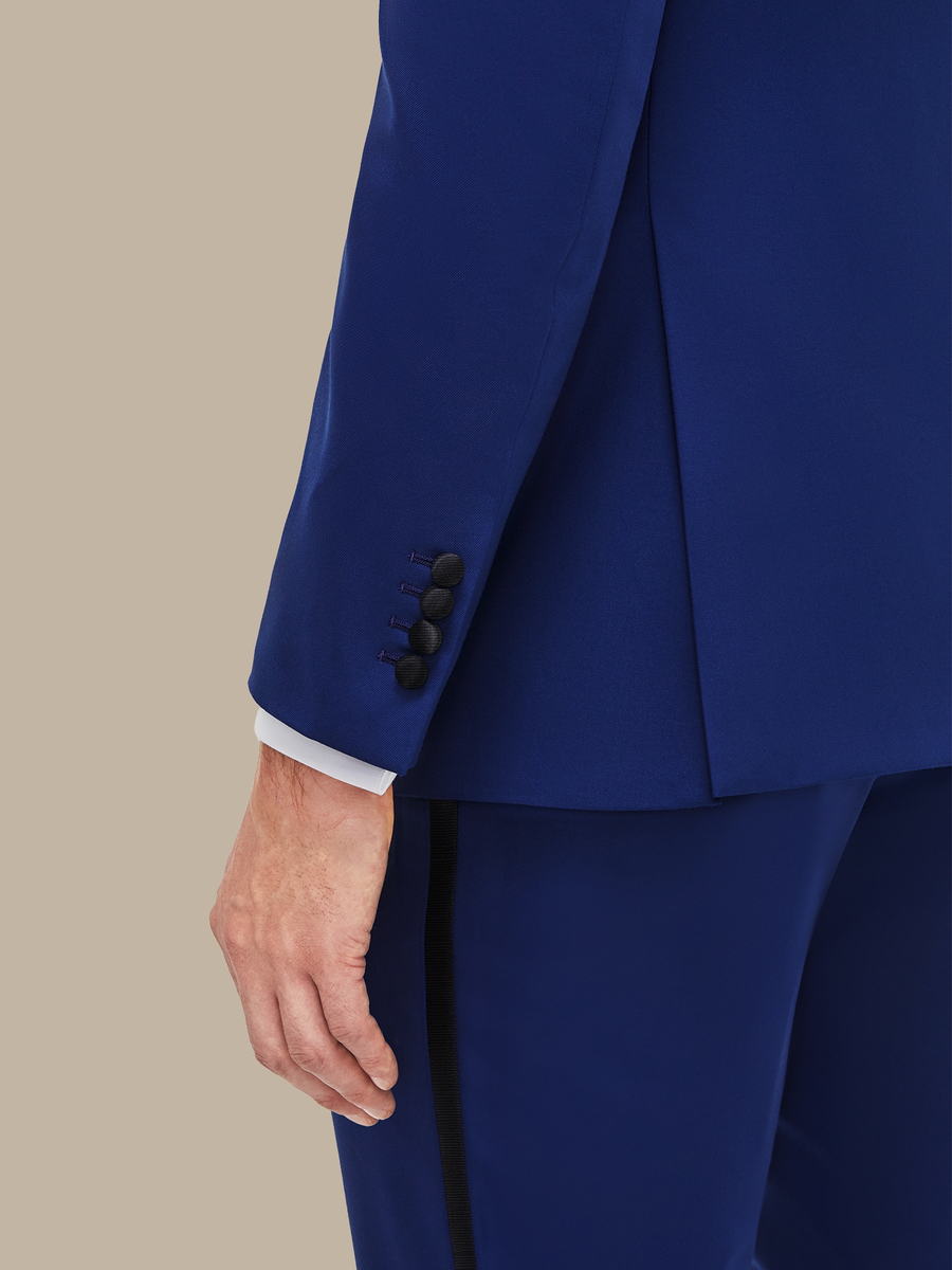 The Blue Fine Dinner Jacket — garment photograph