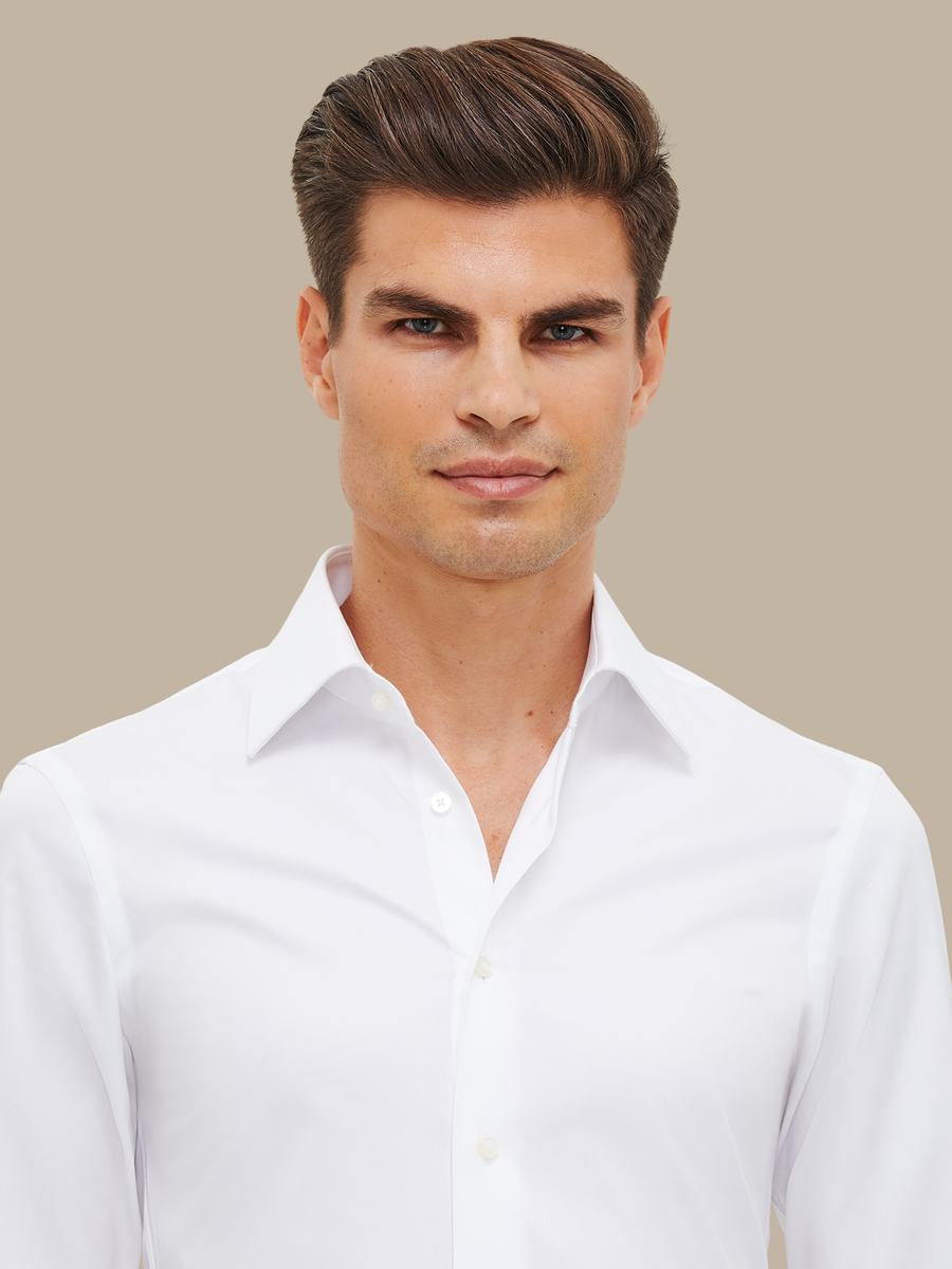 The Pure White Shirt — garment photograph