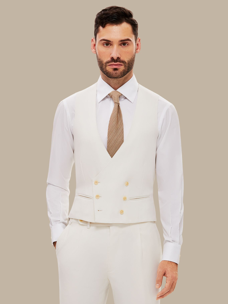 S180's Ivory Waistcoat — garment photograph