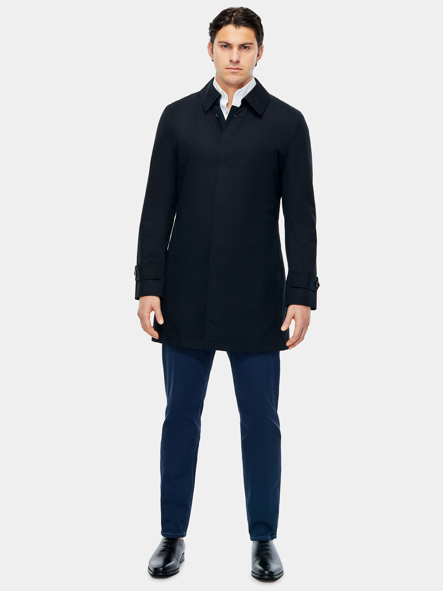 The Black Trench Coat — garment photograph