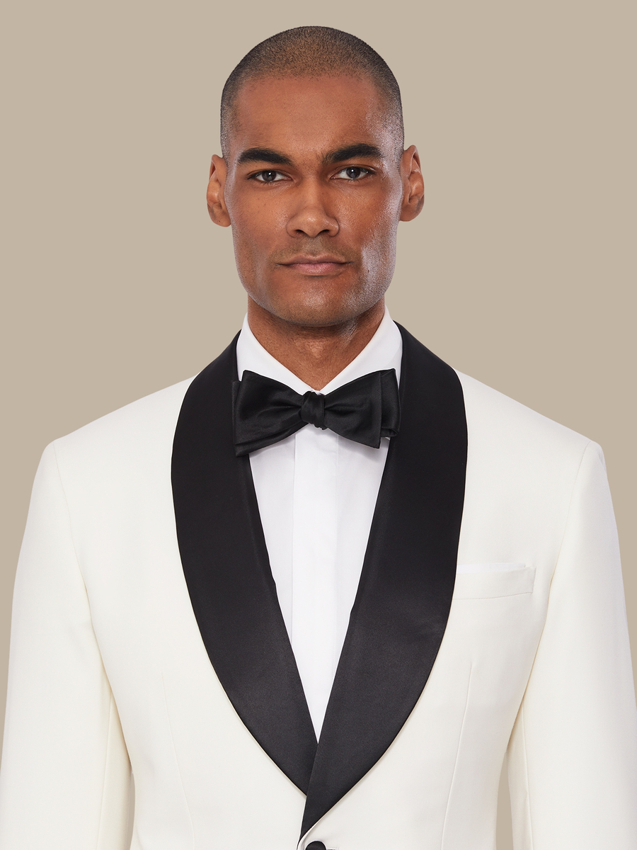 The Ivory Superfine Tuxedo — garment photograph