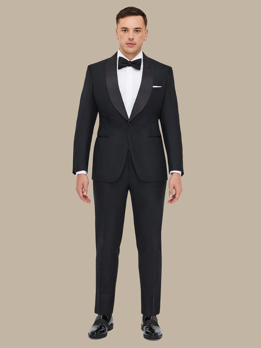 The Black Refined Tuxedo — garment photograph