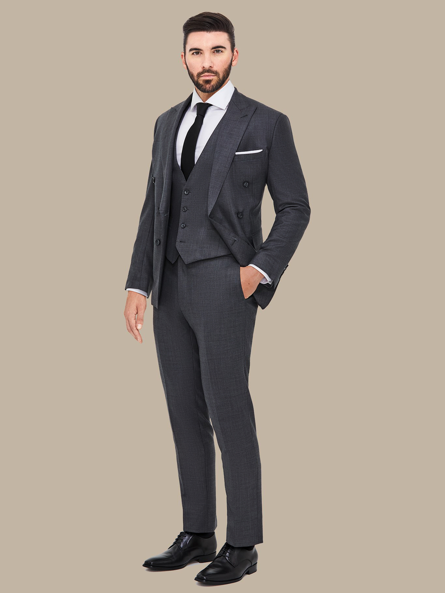 The Grey Sharkskin Trousers — garment photograph