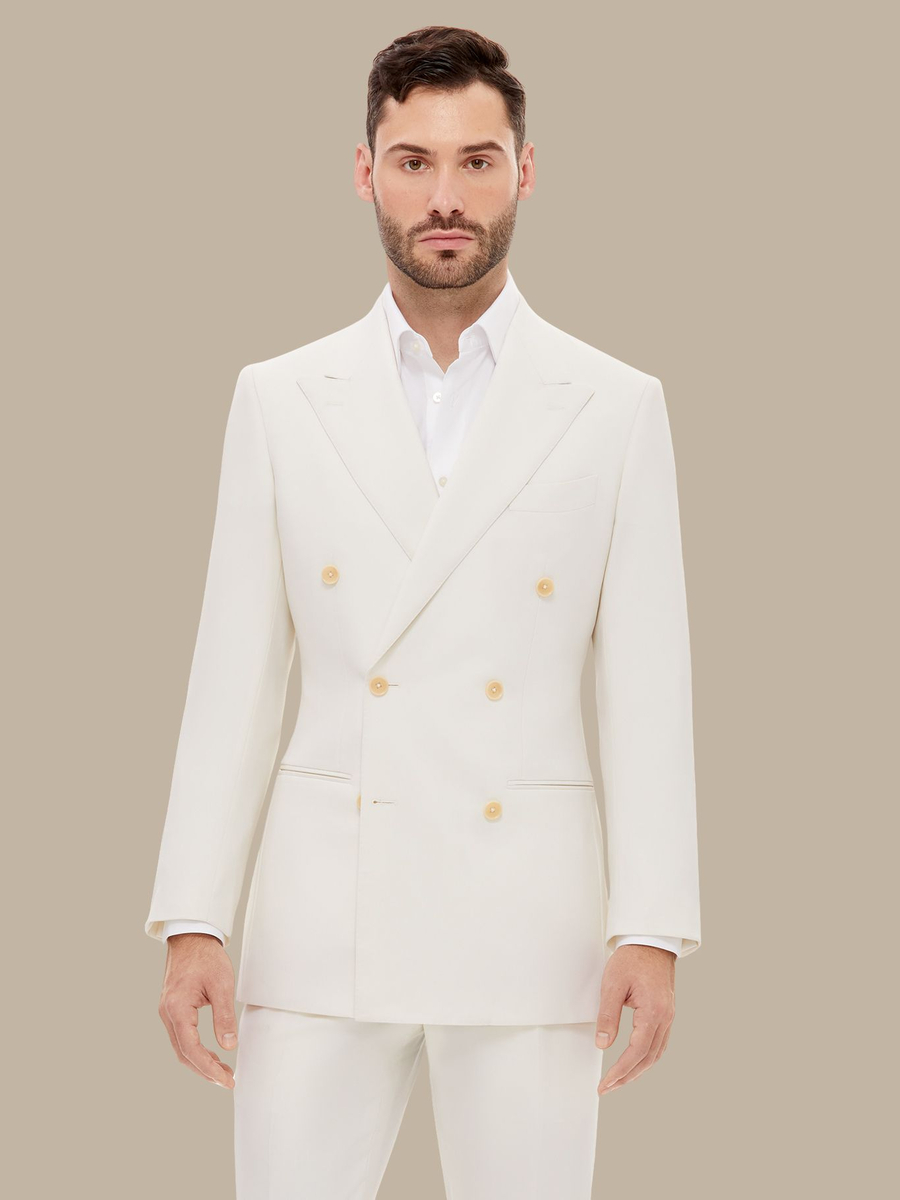 The Ivory Superfine Jacket — garment photograph