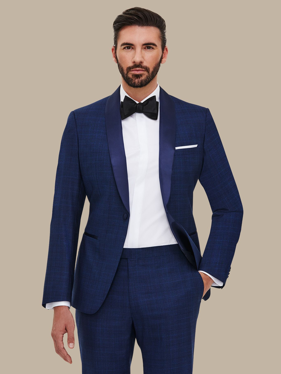 The Royal Plaid Tuxedo — garment photograph