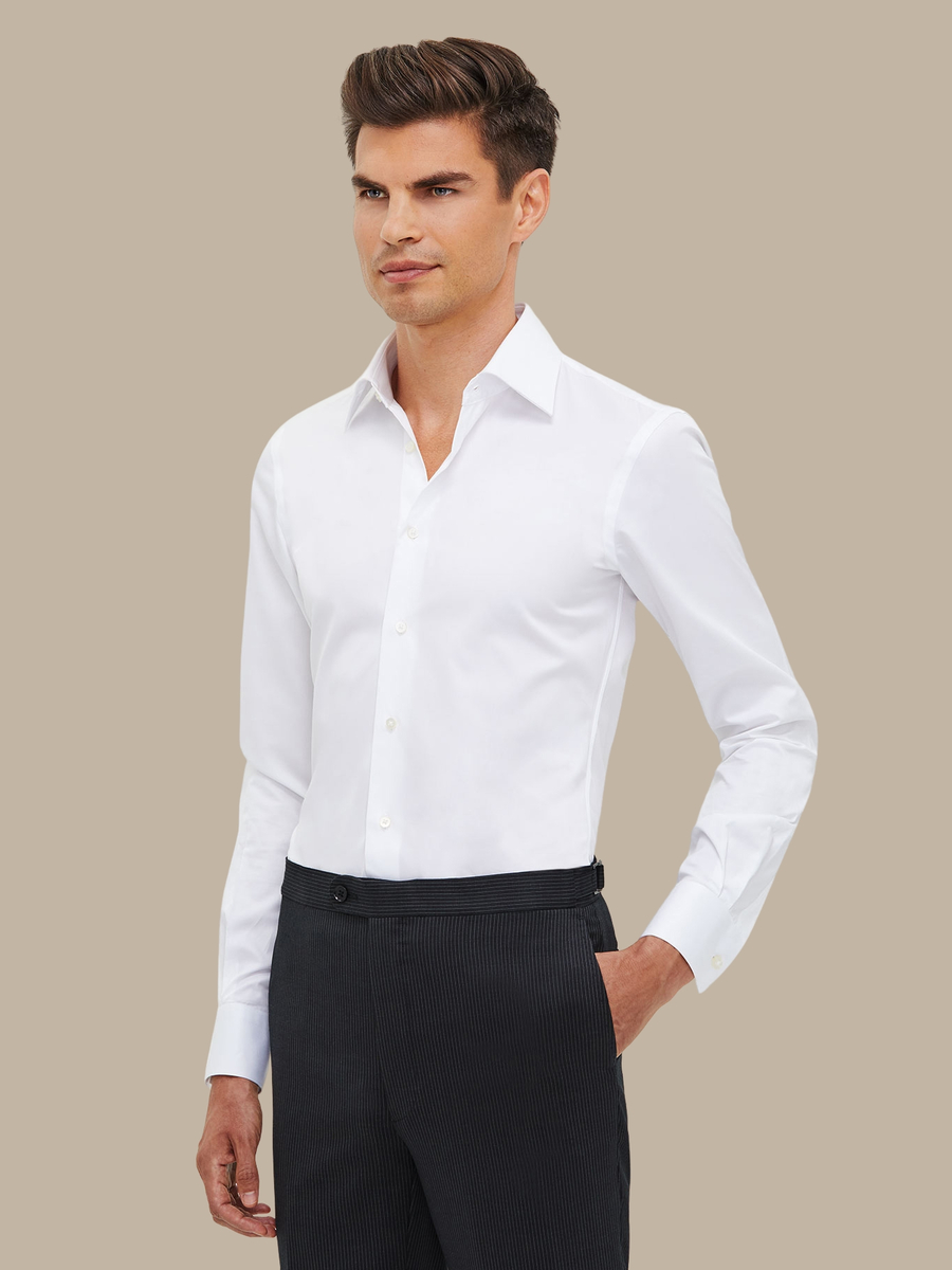 The Crisp White Shirt — garment photograph