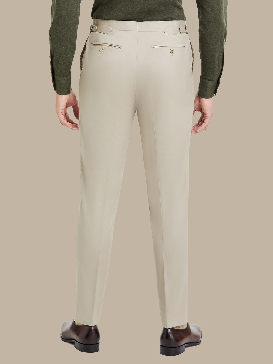 The Tan Superfine Trousers — garment photograph
