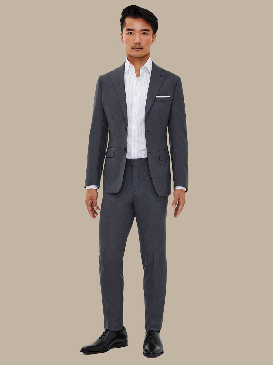 The Grey Worsted Suit — garment photograph