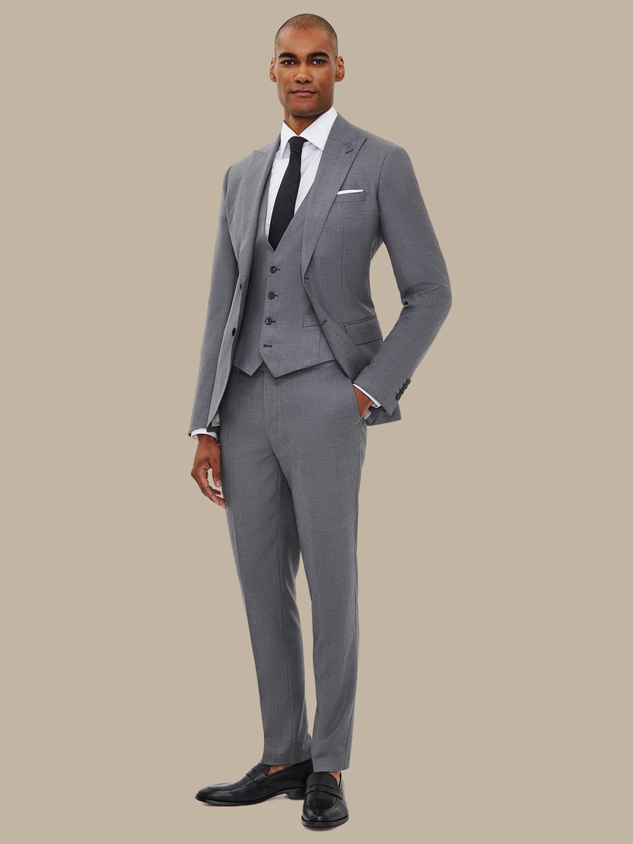 The Ash Superfine Three-Piece Suit — garment photograph