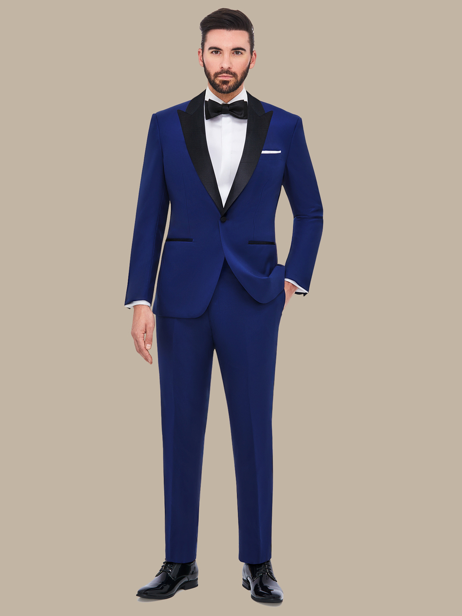 The Blue Fine Dinner Jacket — garment photograph