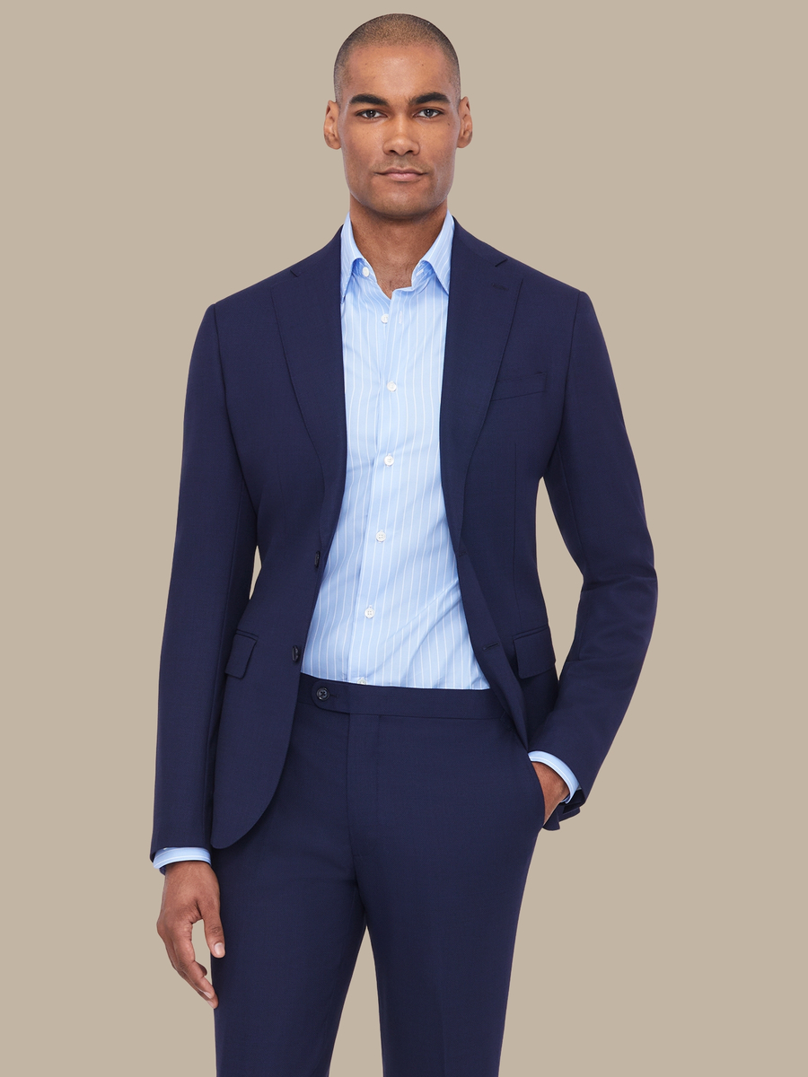 The Blue Birdseye Suit — garment photograph