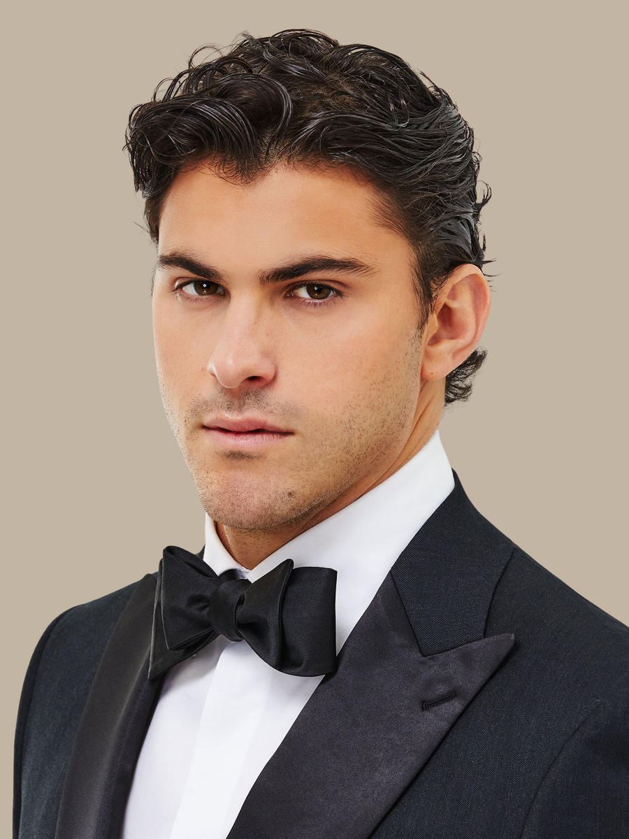 The Charcoal Superfine Tuxedo — garment photograph