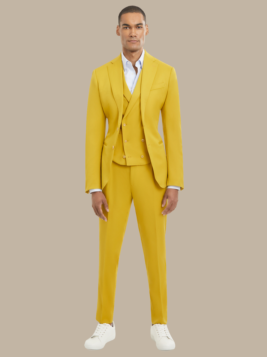The Goldenrod Merino Three-Piece Suit — garment photograph