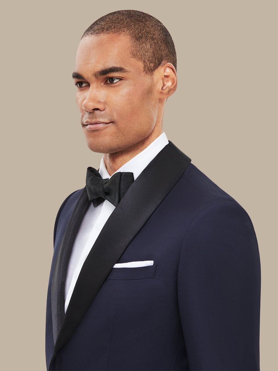 The Dark Navy Fine Tuxedo — garment photograph
