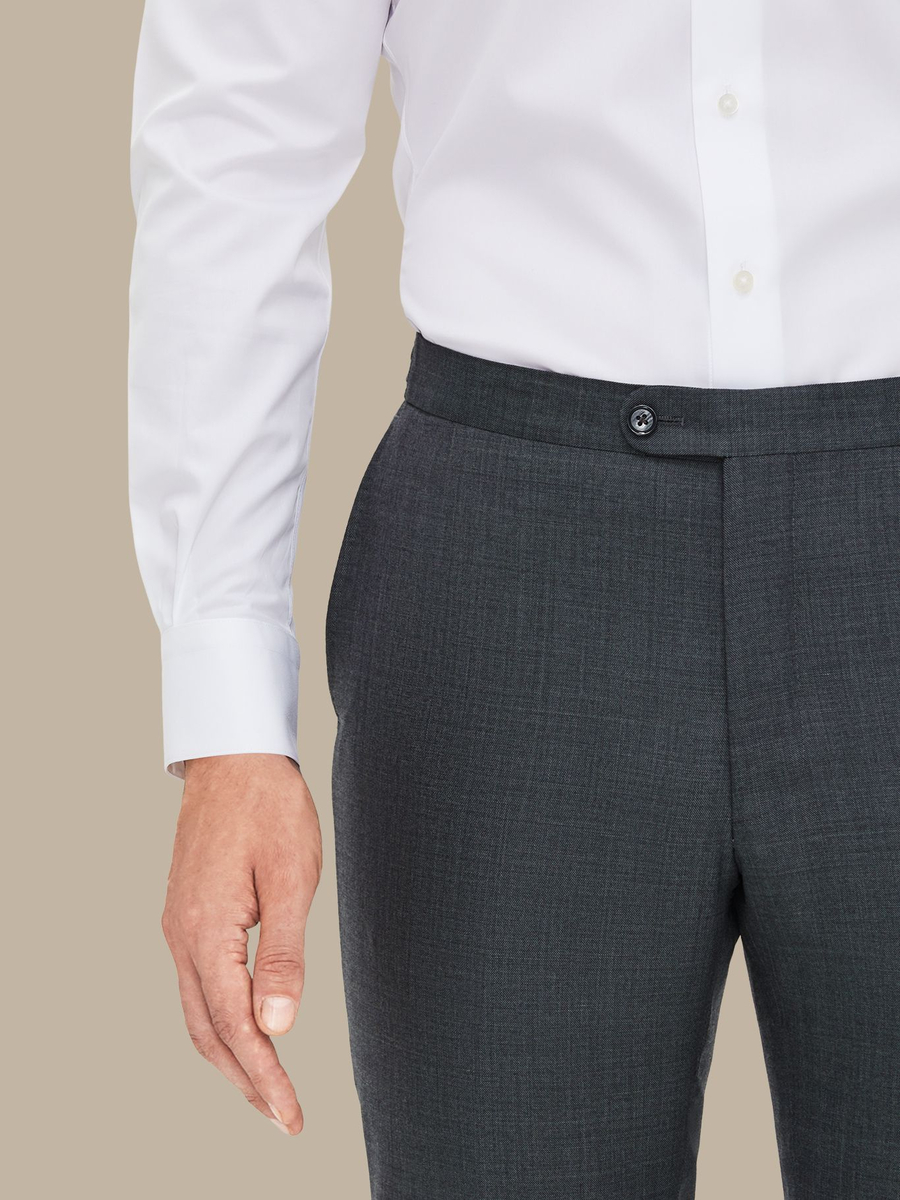 The Grey Sharkskin Trousers — garment photograph