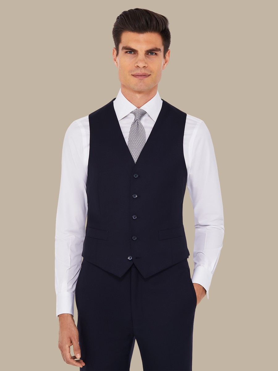 S150's Midnight Navy Waistcoat — garment photograph