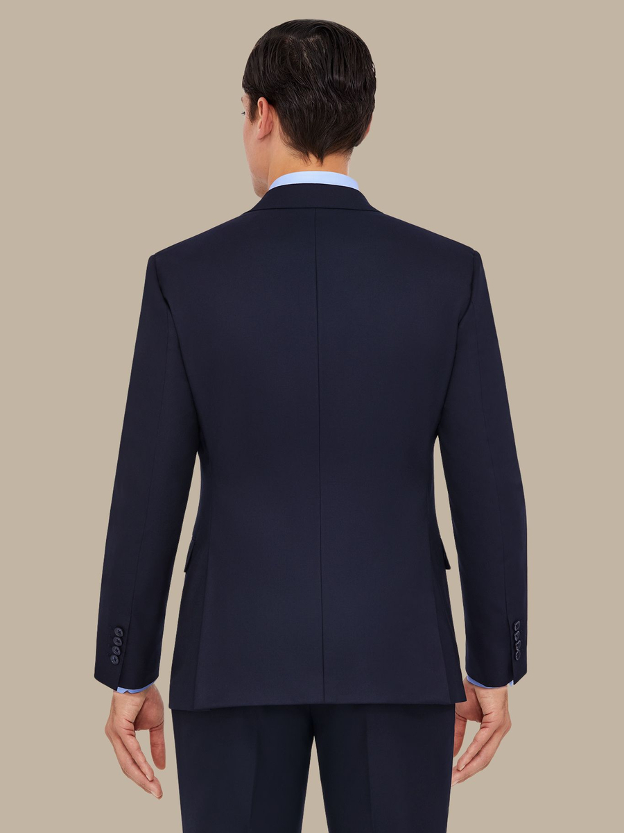 The Navy Worsted Jacket — garment photograph