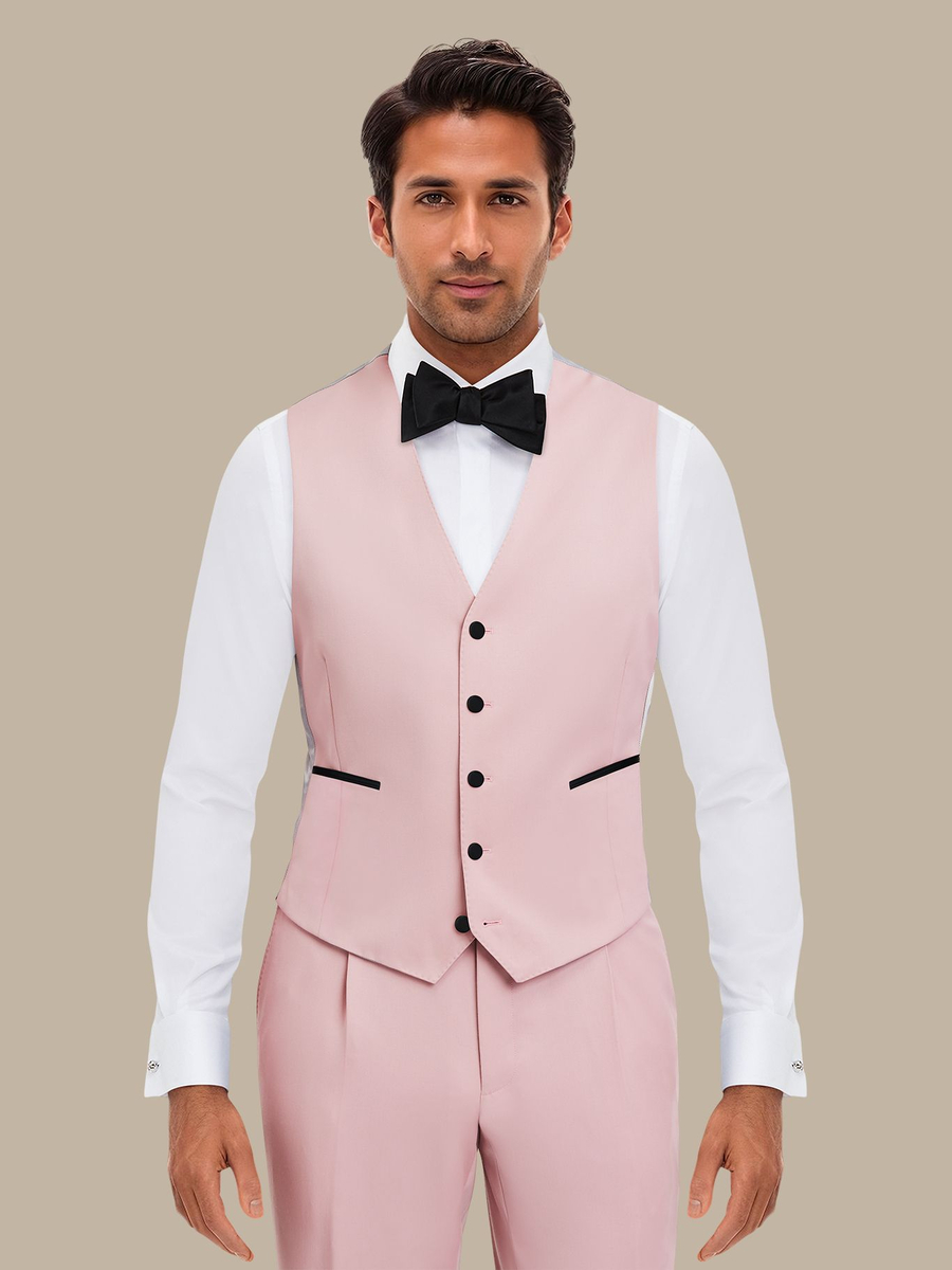 The Blush Merino Three-Piece Tuxedo — garment photograph