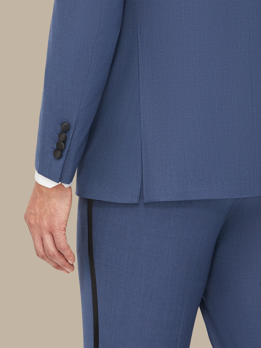 The Steel Sharkskin Tuxedo — garment photograph
