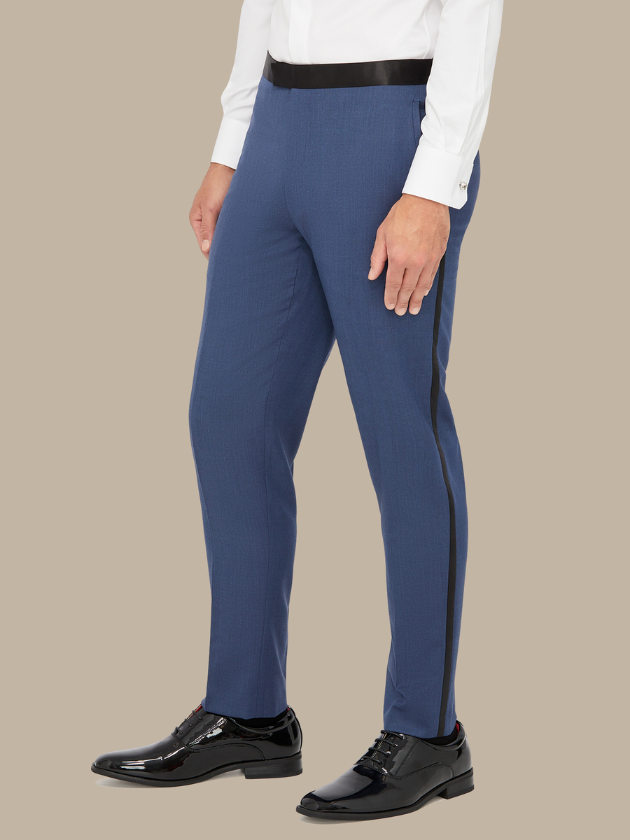 The Steel Refined Tuxedo Trousers — garment photograph