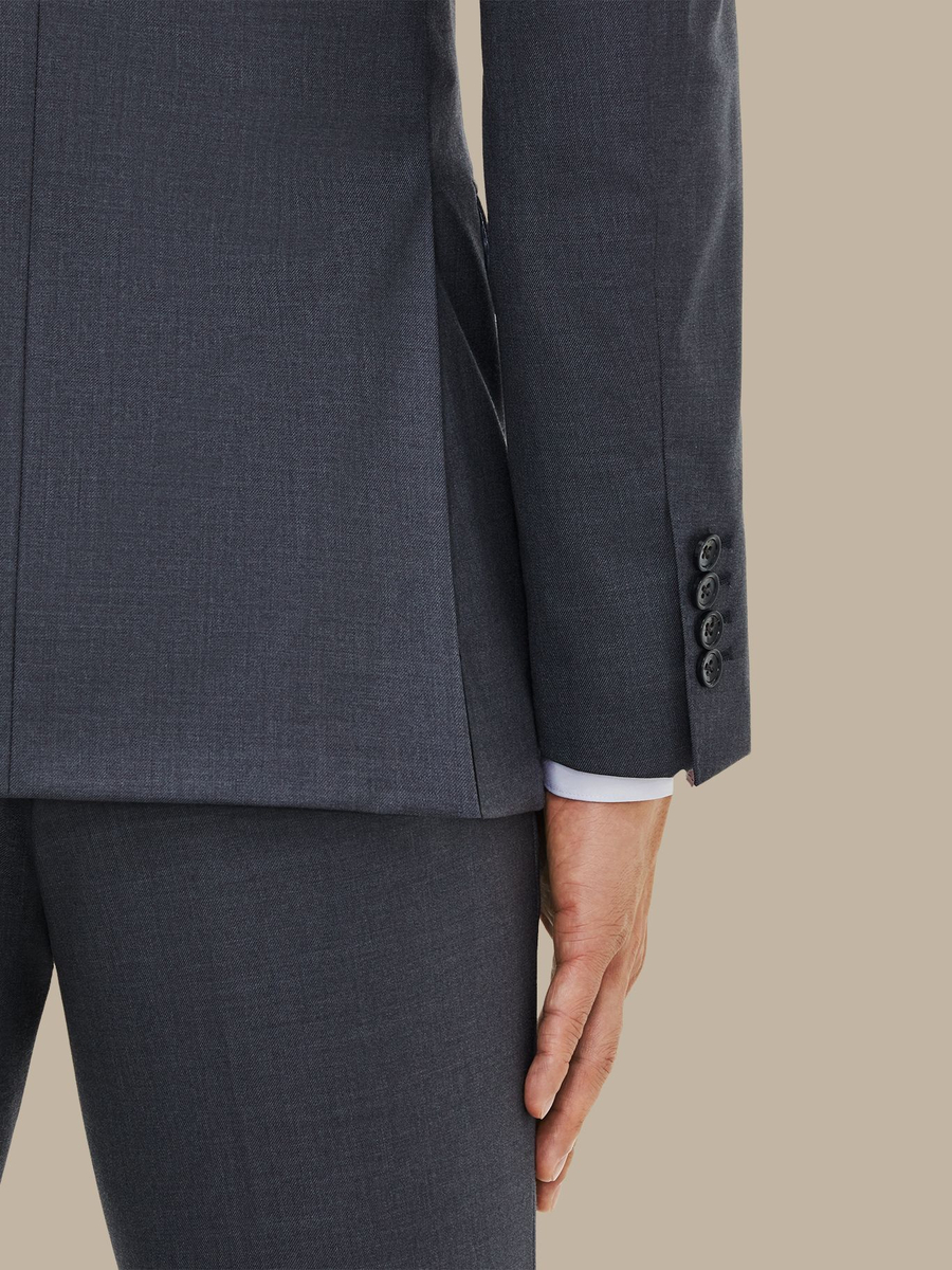The Grey Vicuña Suit — garment photograph