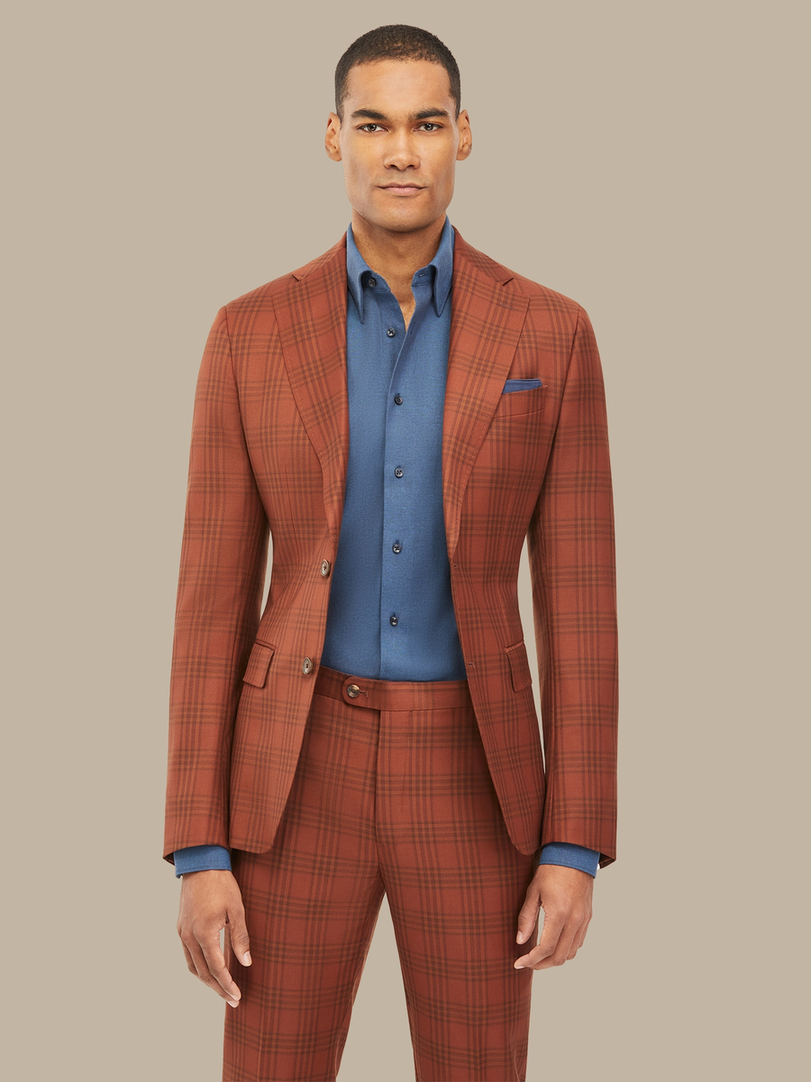 The Nutmeg Check Jacket — garment photograph