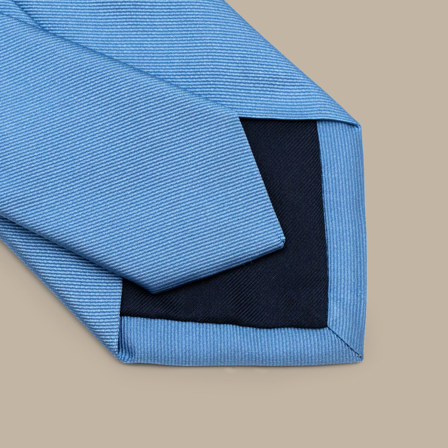 Blue Tie - Handmade in Italy — garment photograph