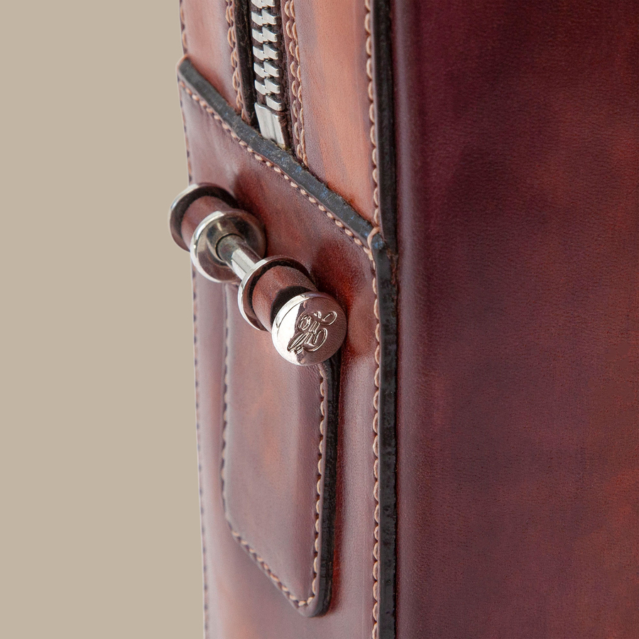 Dark Maple Briefcase — garment photograph