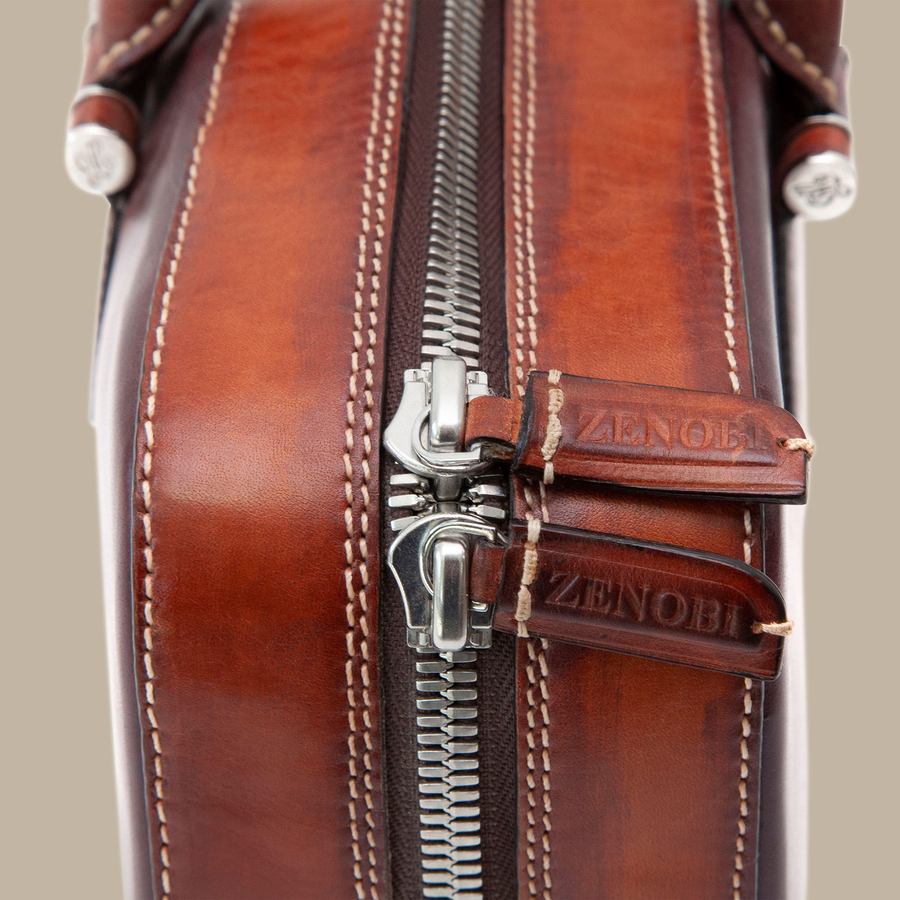 Dark Maple Briefcase — garment photograph