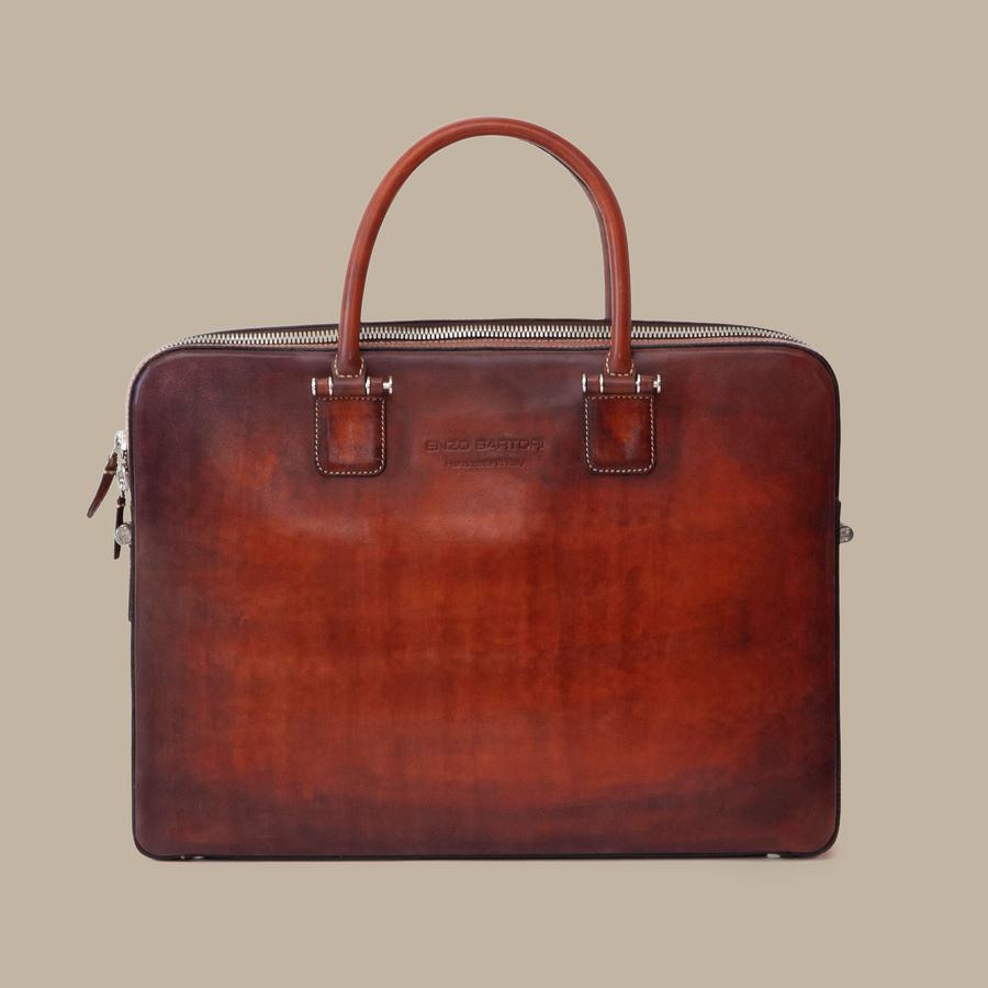 Dark Maple Briefcase — garment photograph
