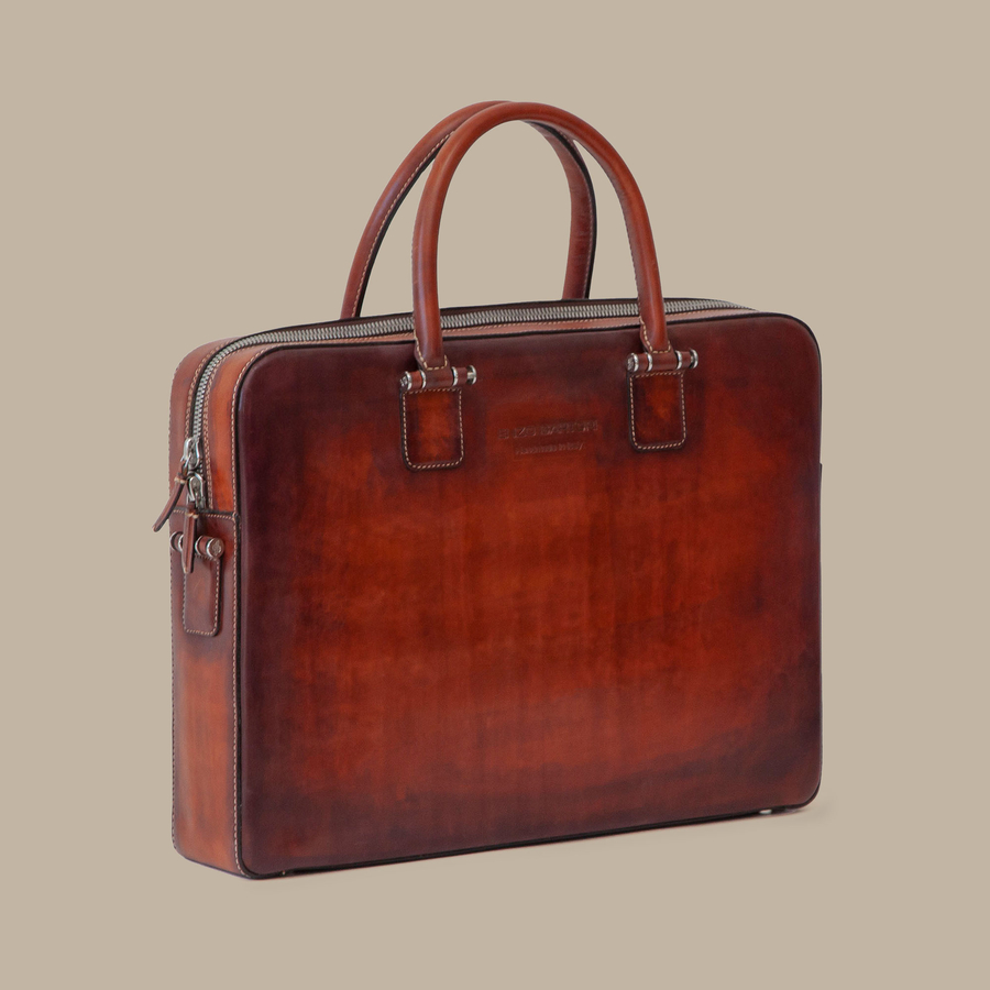 Dark Maple Briefcase — garment photograph