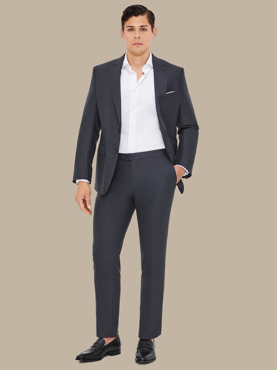 The Grey Superfine Jacket — garment photograph