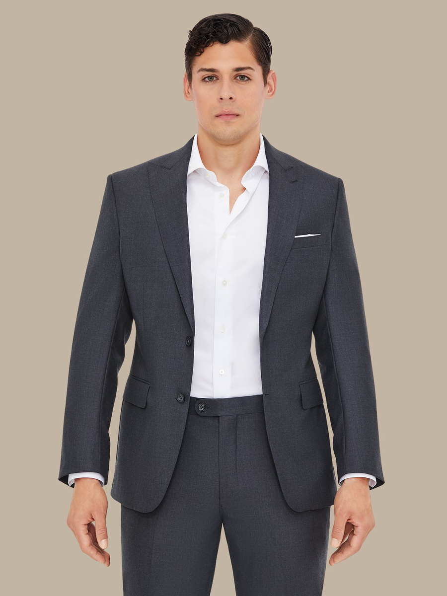 The Grey Superfine Jacket — garment photograph