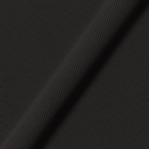 The Black Pinstripe Tuxedo Trousers — garment photograph