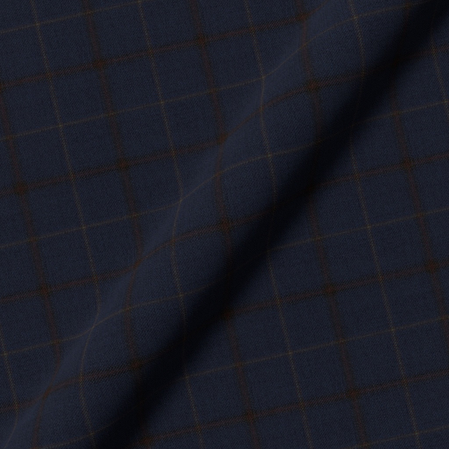 The Blue Windowpane Jacket — garment photograph