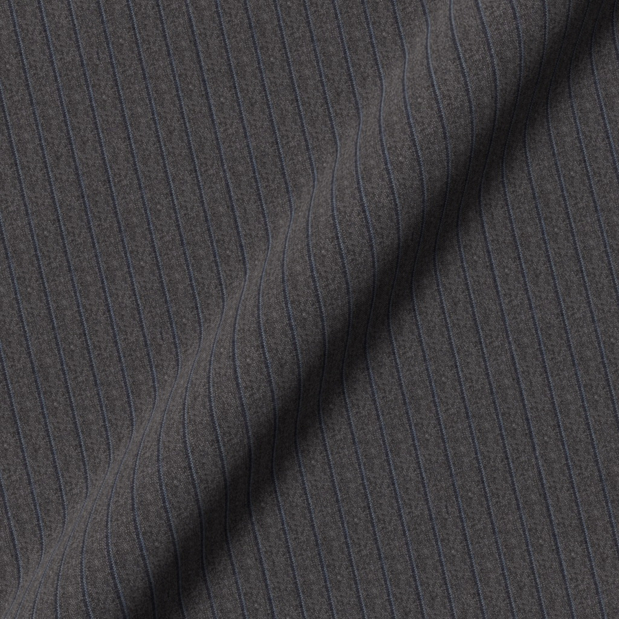 The Grey Pinstripe Dinner Jacket — garment photograph