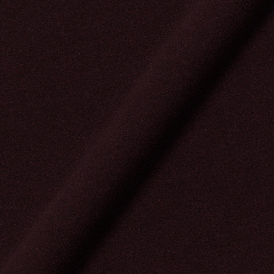 The Burgundy Wool Overcoat — garment photograph