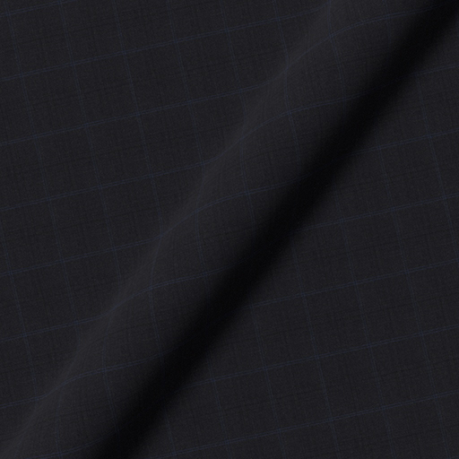 The Navy Windowpane Trousers — garment photograph